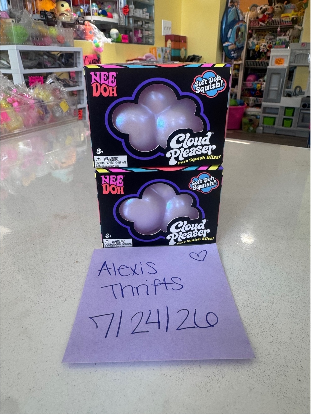 Two brand new schylling needoh cloud pleaser squishies